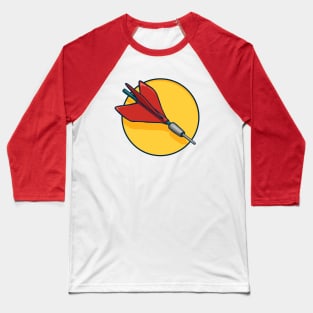 Lawn Dart Icon Baseball T-Shirt